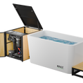 RevX X Tub Cold Plunge + LUX 1.5HP Chiller | Deepest Acrylic Tub on the Market