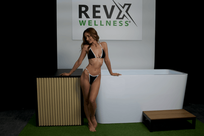RevX X Tub Cold Plunge + LUX 1.5HP Chiller | Deepest Acrylic Tub on the Market