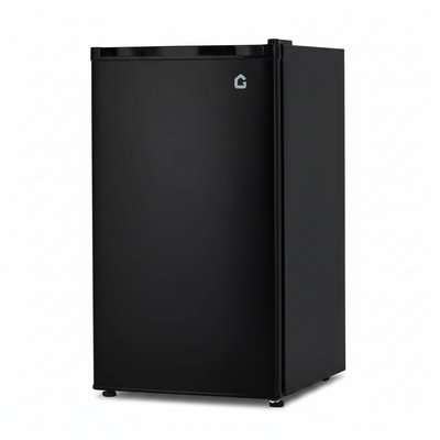 3.2 Cu.Ft Energy-Efficient Compact Refrigerator with Freezer, Quiet Adjustable Thermostat Removable Shelf Reversible Door, College Dorm Mini Fridge Perfect for Dorm, Apartment, Office, Bedroom
