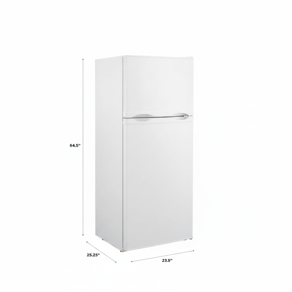 Off-Grid 24 In. 8 Cu. Ft. Propane Top Freezer Refrigerator in White