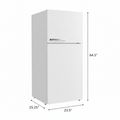 Off-Grid 24 In. 8 Cu. Ft. Propane Top Freezer Refrigerator in White